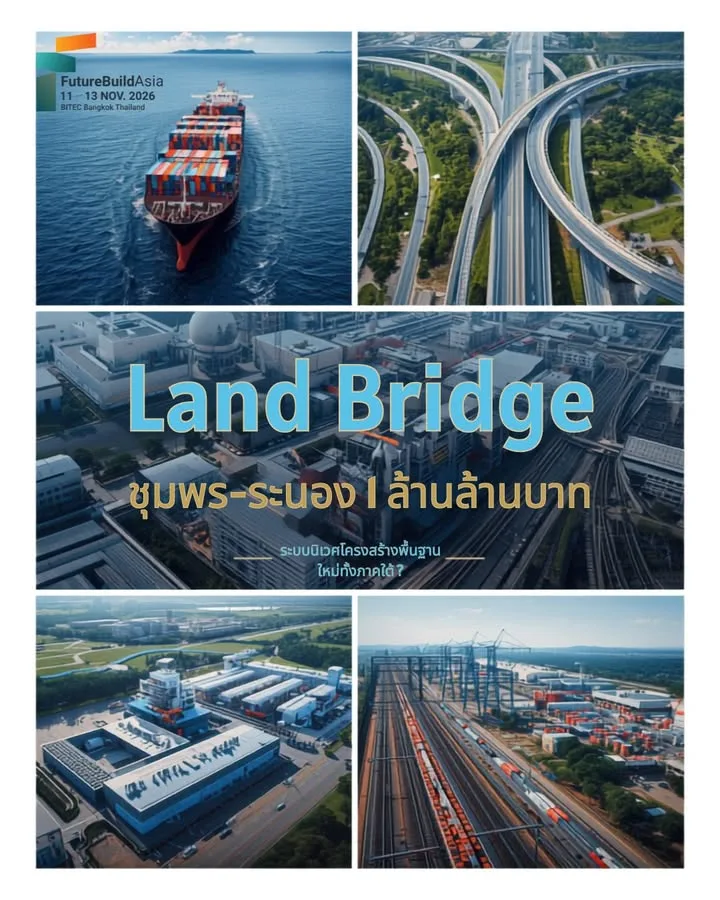 Land Bridge ชุมพร-ระนอง 1 ล้านล้านบาท — Mega Project ที่วงการก่อสร้างต้องจับตา❗️…