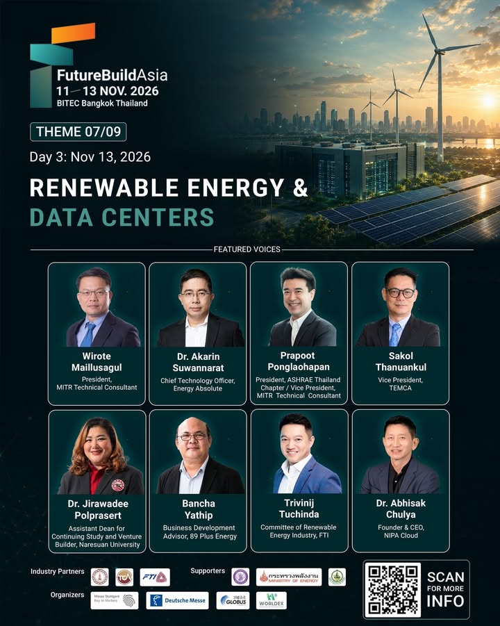 07/09 — RENEWABLE ENERGY & DATA CENTERS

เมื่อโลกขับเคลื่อนด้วยข้อมูลมากขึ้น “พล…
